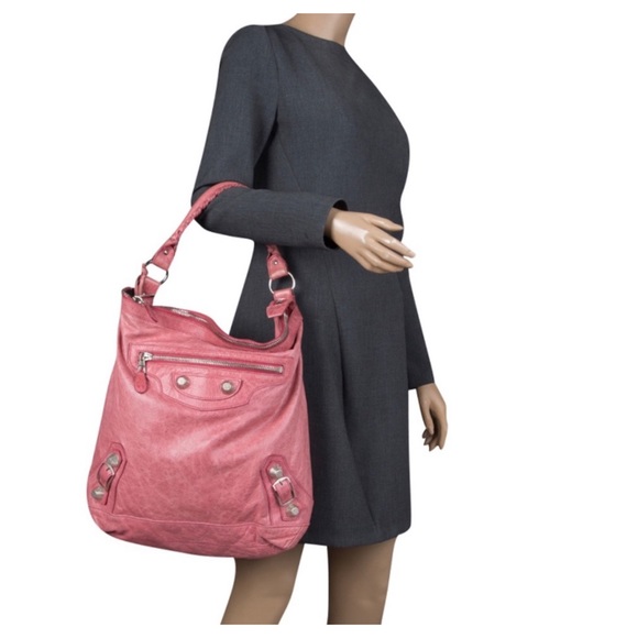 Balenciaga Handbags - BALENCIAGA ROSE PINK DAY BAG